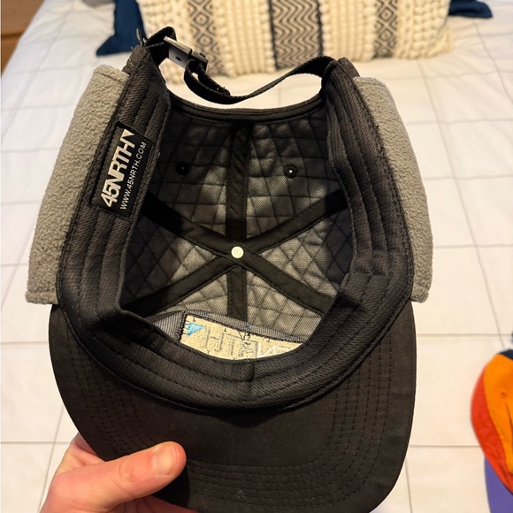 Blue and Black Quilted Cap - Picture 3 of 4